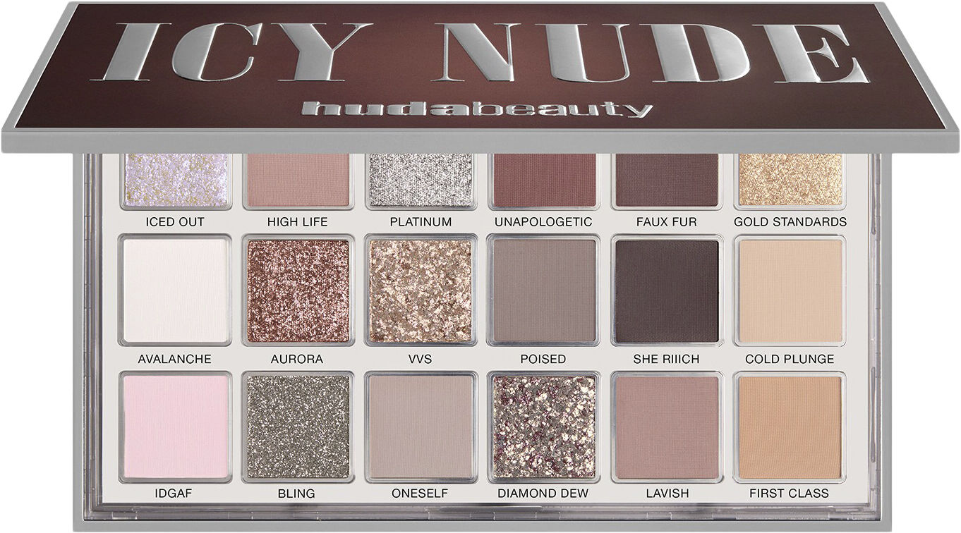 Icy Nude Eyeshadow Palette - &Ouml;gonskuggspalett