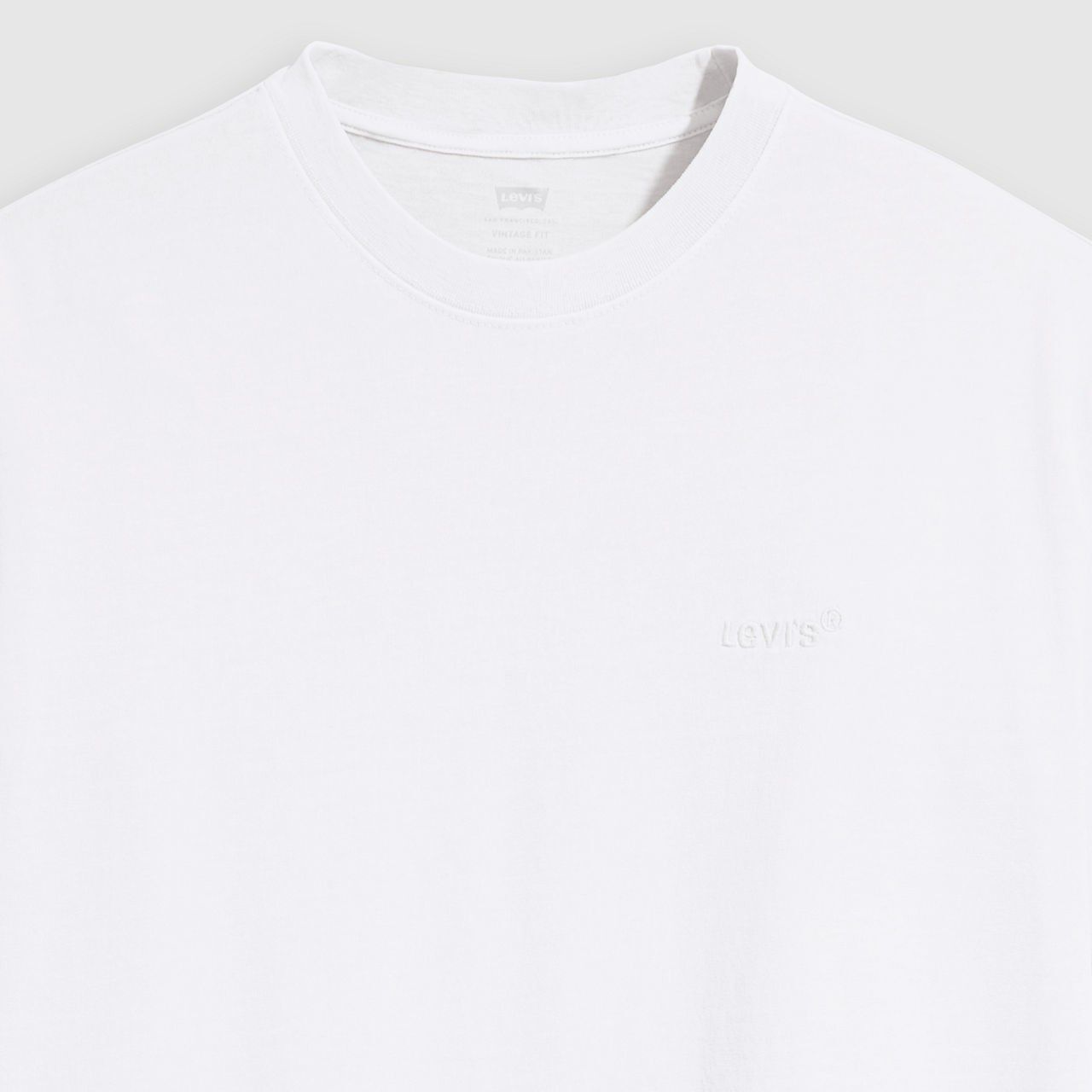 RED TAB VINTAGE TEE WHITE +