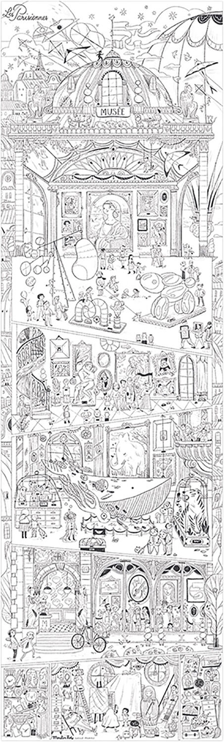 Moulin Roty - K&aelig;mpebanner til farvel&aelig;gning - P&aring; museet