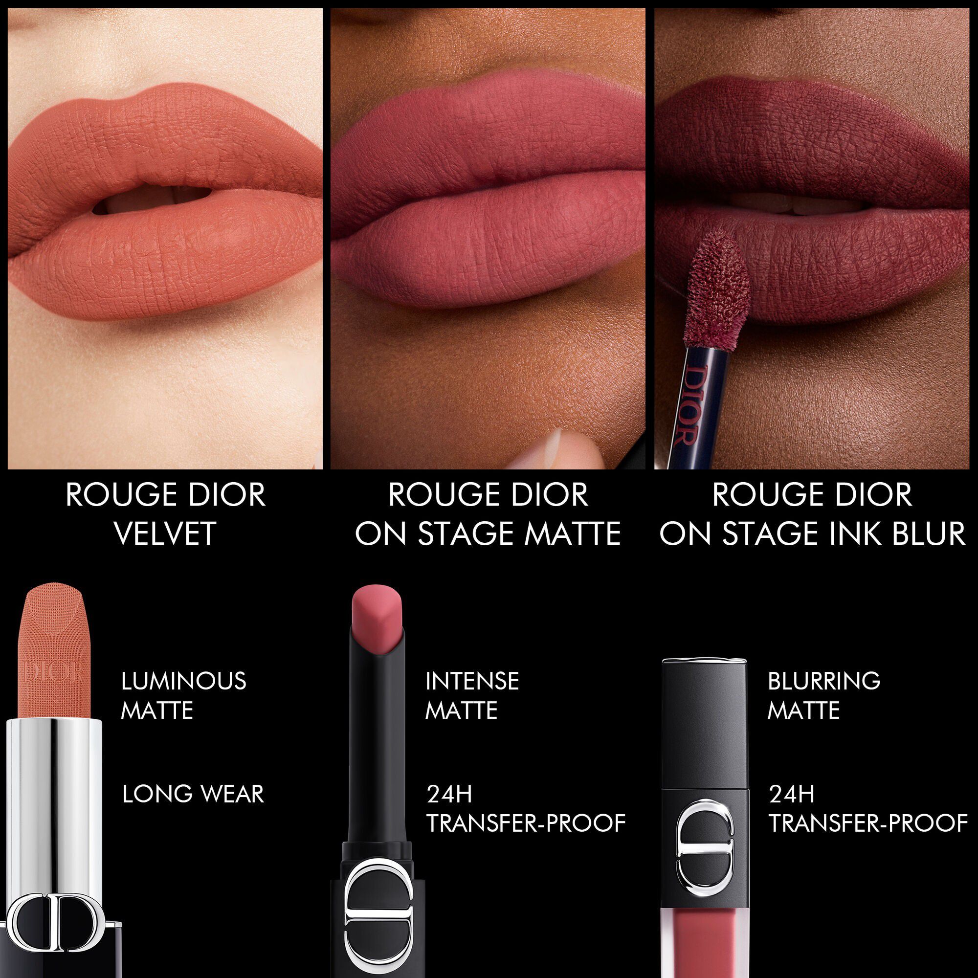 Rouge Dior On Stage Ink Blur Matte - Blurring matte liquid lipstick