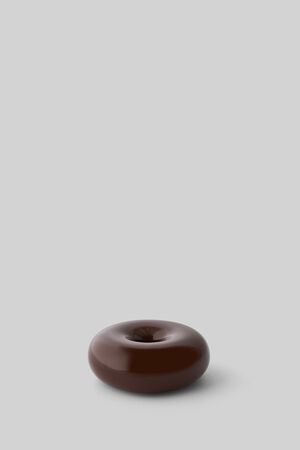 BOB CANDLE HOLDER, SMALL, BROWN