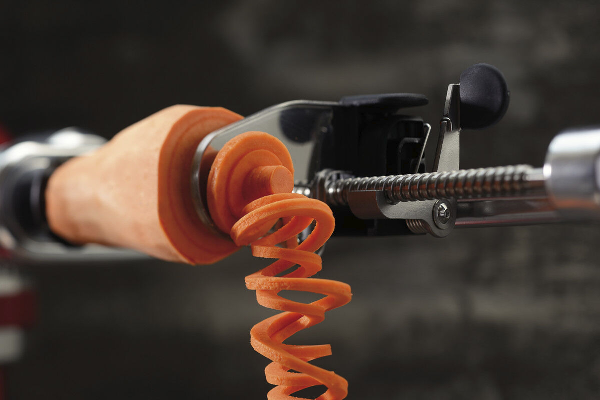 Spiralizer till k&ouml;ksmaskin st&aring;l/svart