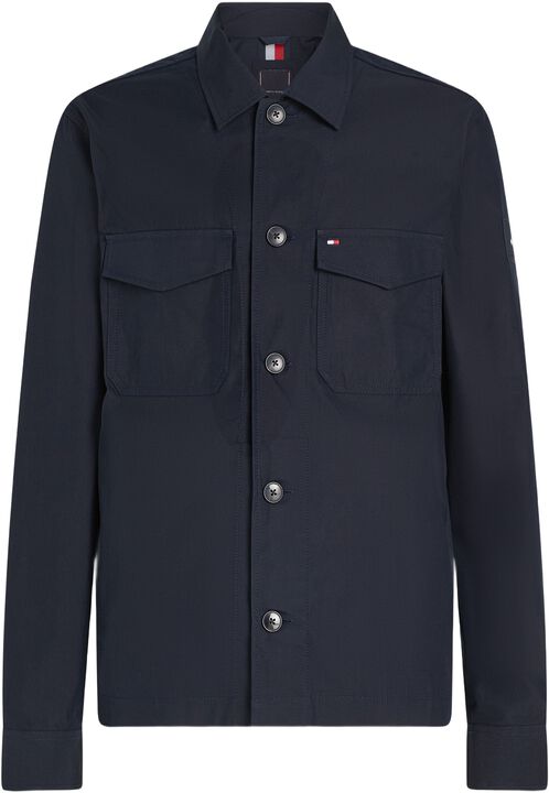 COTTON NYLON SHIRT JACKET