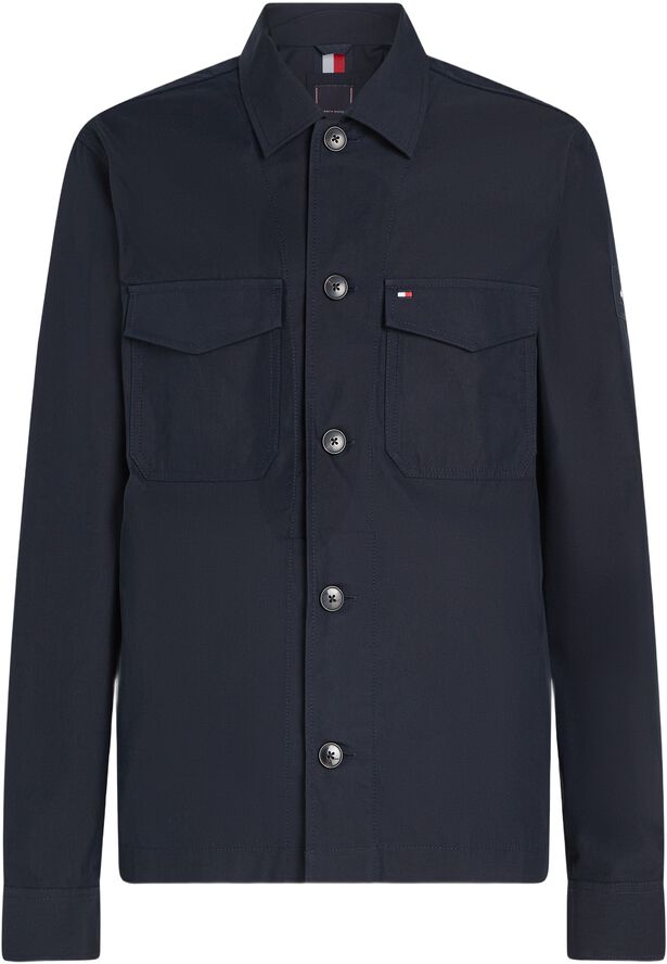 COTTON NYLON SHIRT JACKET
