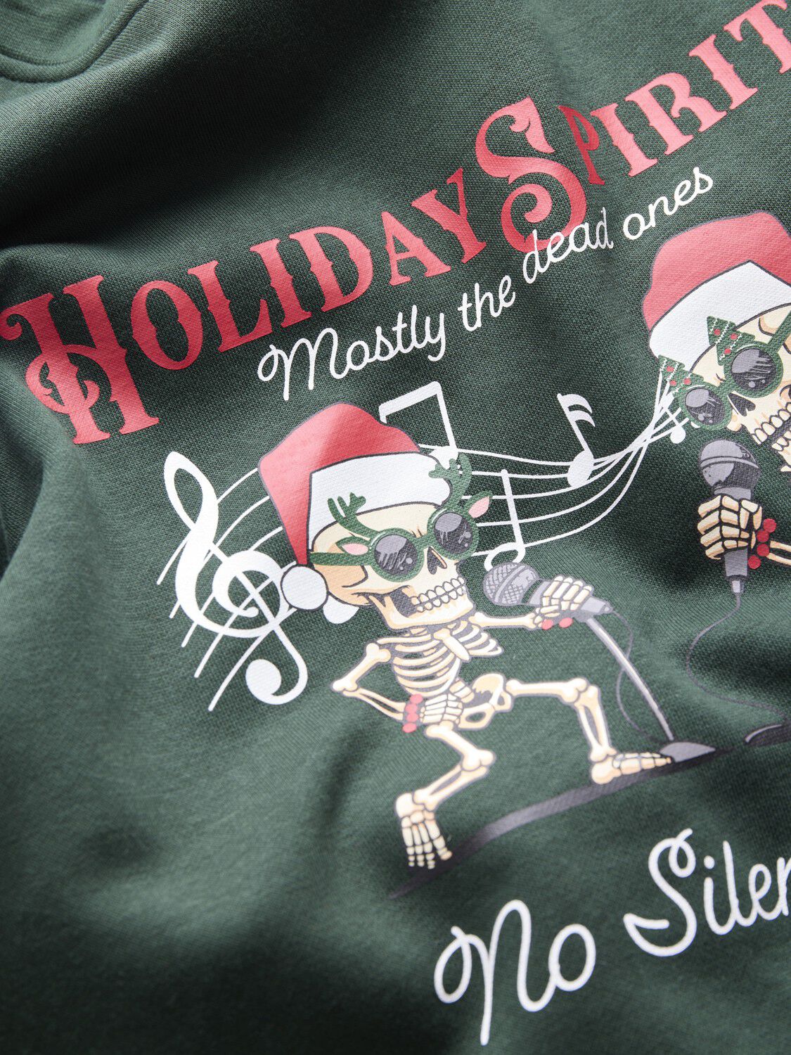 Jjmerry Skull Xmas Sweat Crew Neck Jnr