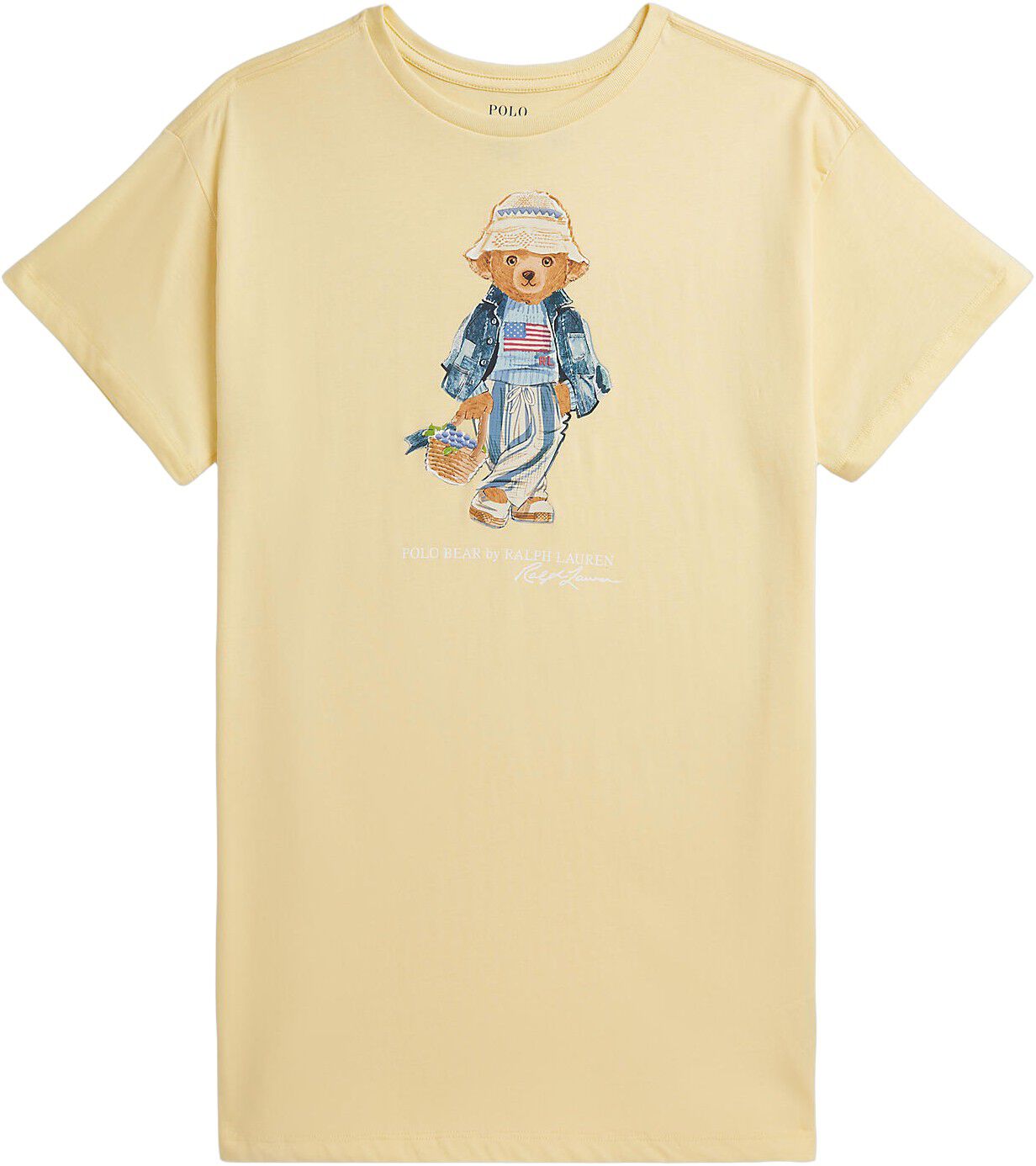Polo Bear Cotton Jersey Dress