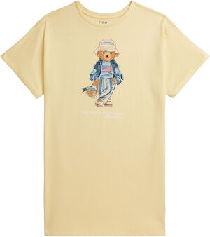 Polo Bear Cotton Jersey Dress