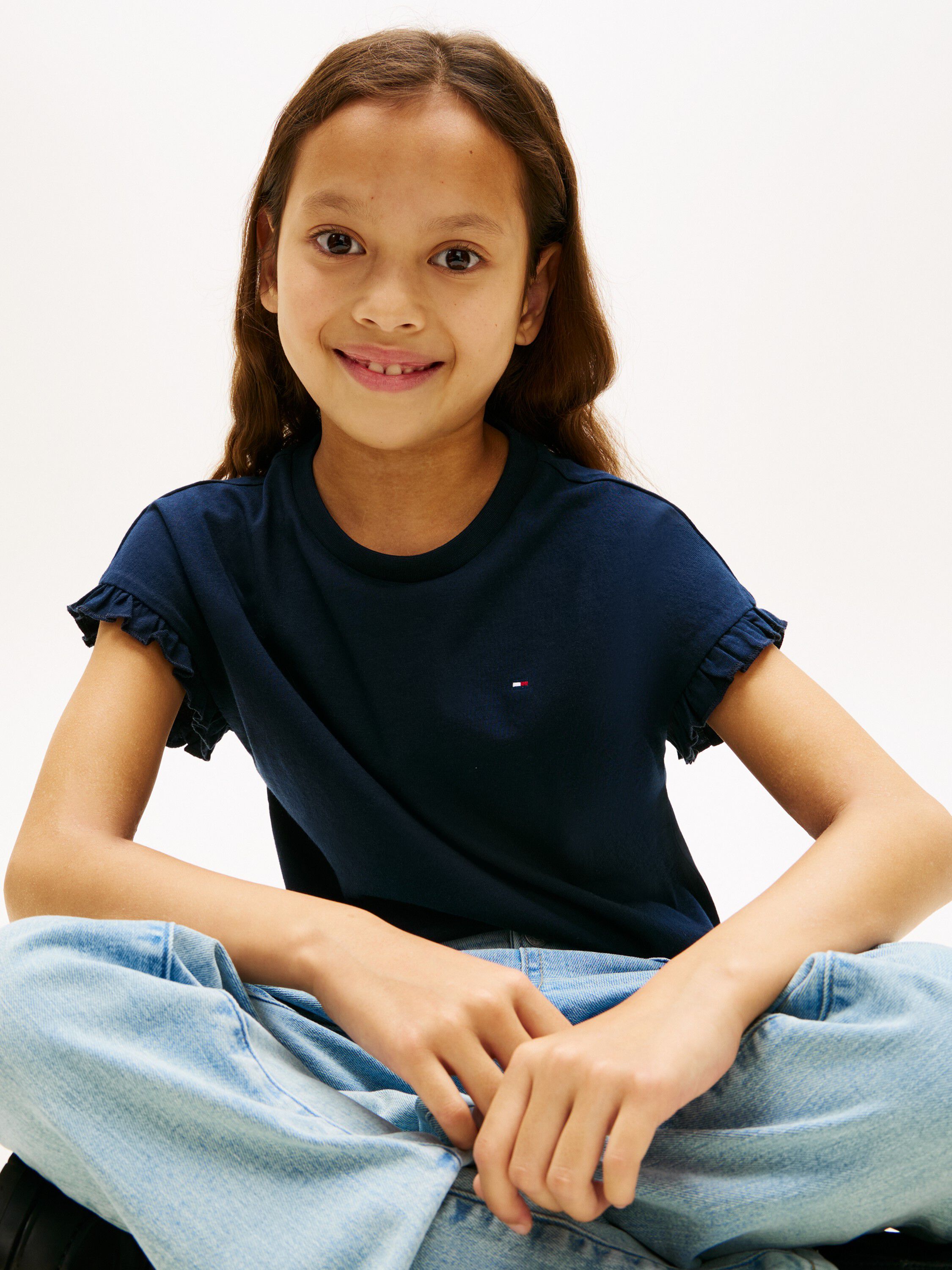 Essential Ruffle Cuff Relaxed Top