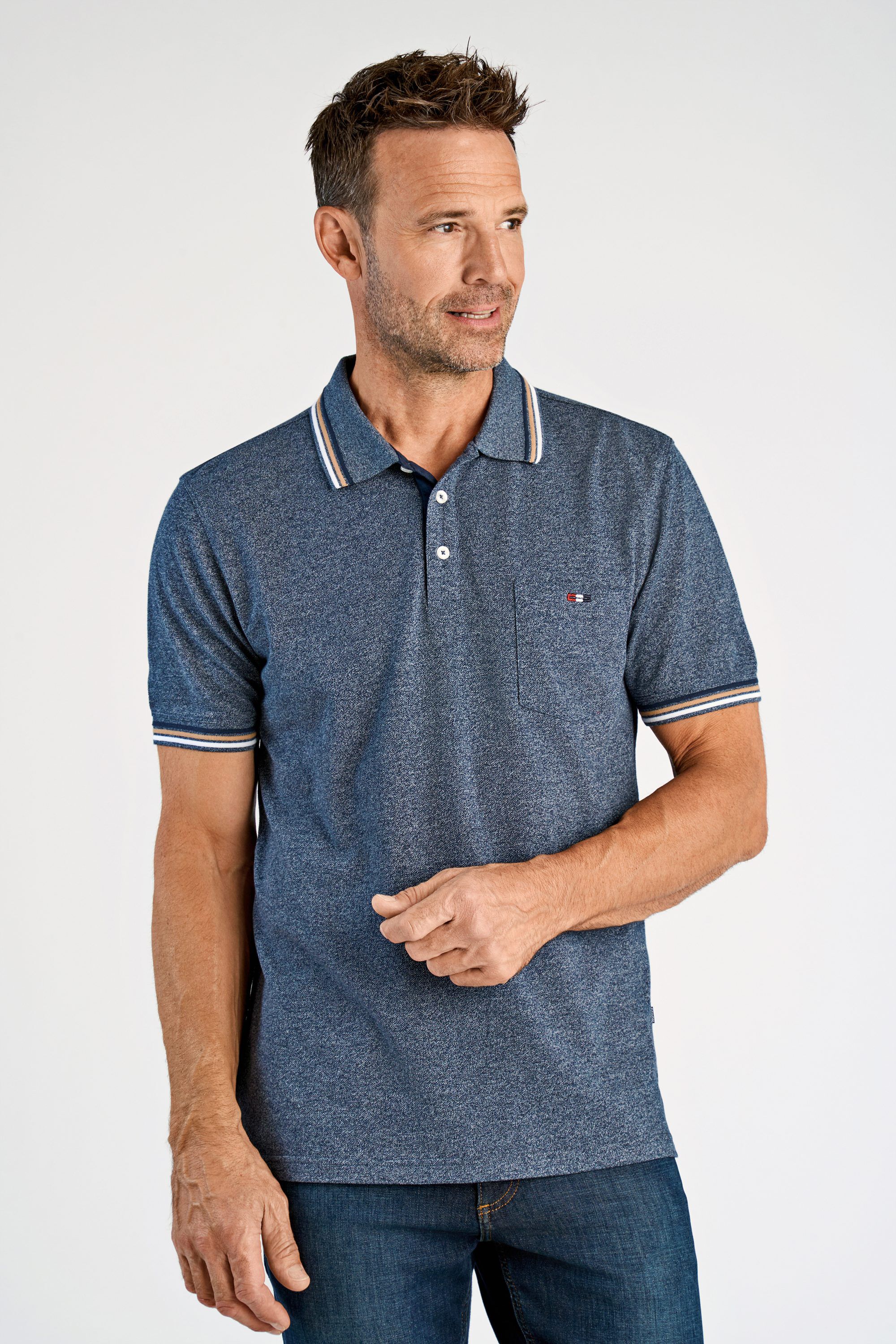 Signature polo piqu&eacute; S/S