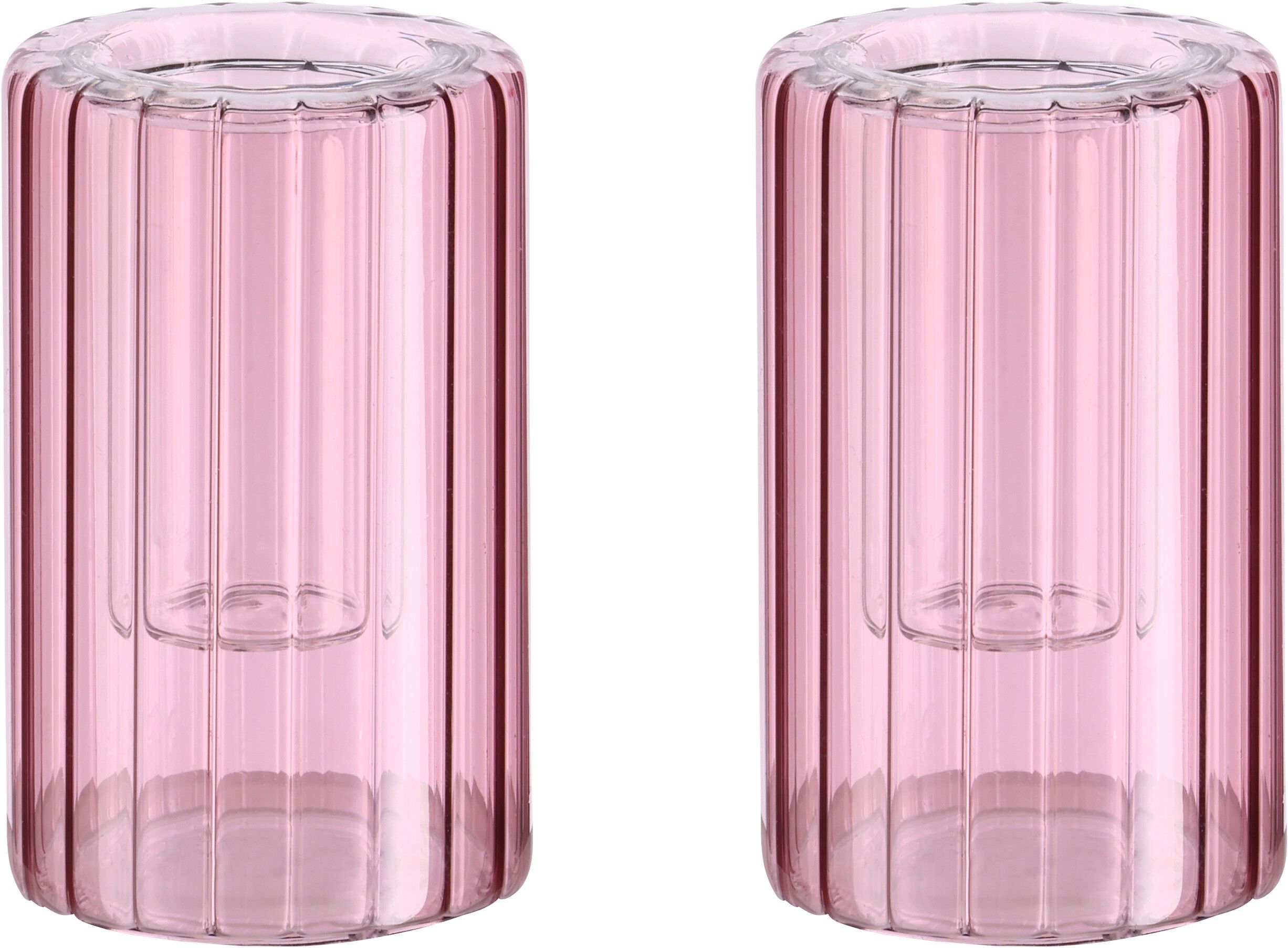 MM Lima candleholder, Vintage rose, 2-pack
