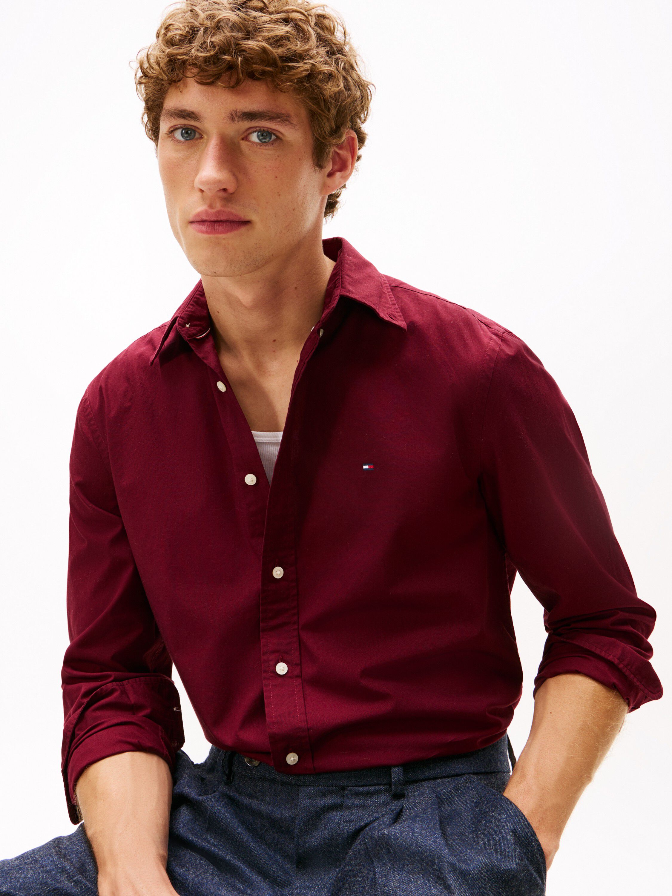 Regular Fit Flex Poplin Shirt