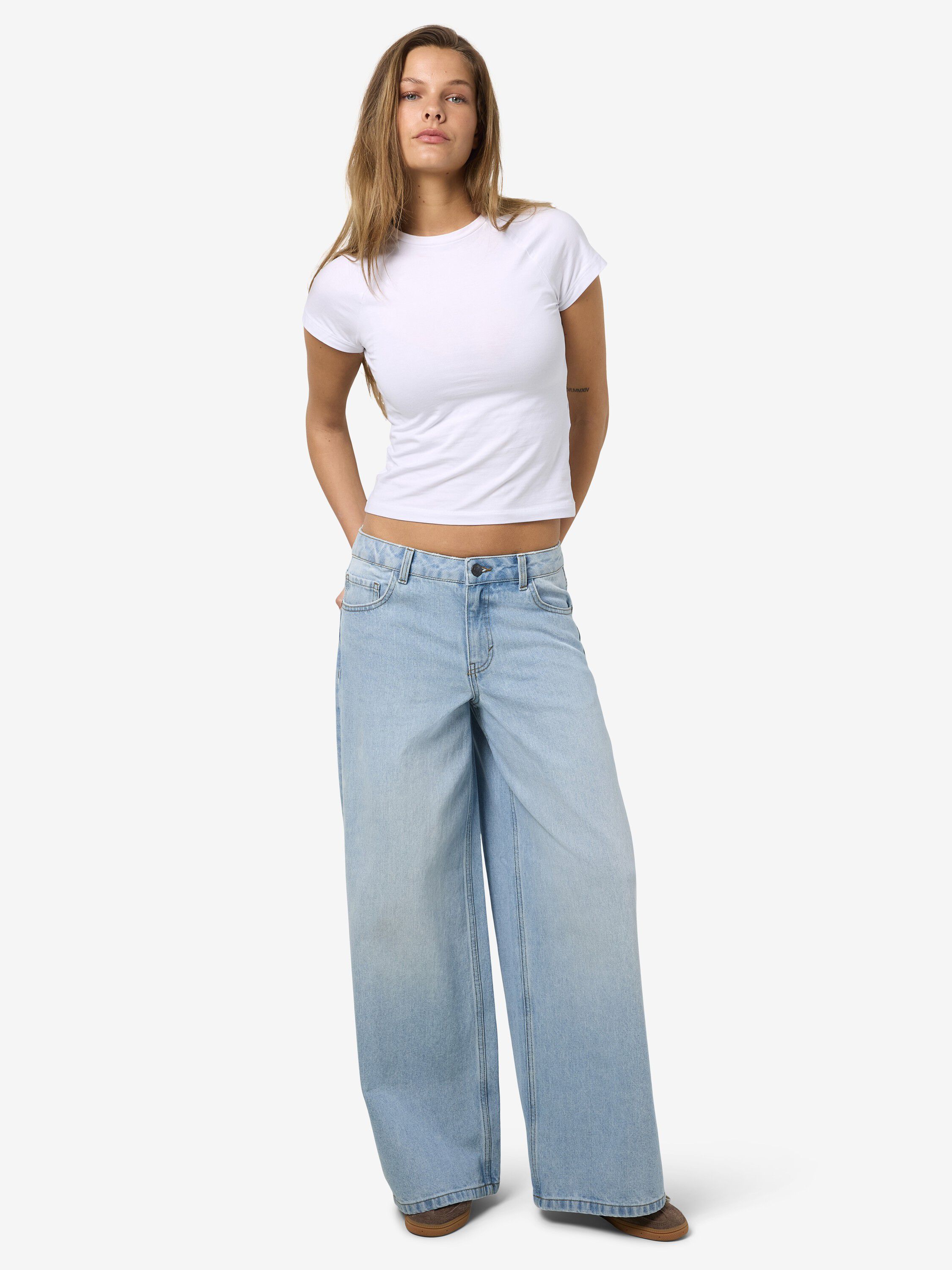 Nmkettie Nw Wide Leg Jeans Noos Vi562Lb