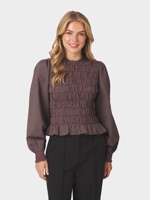 Neo Noir x Magasin - Oliana Check Blouse