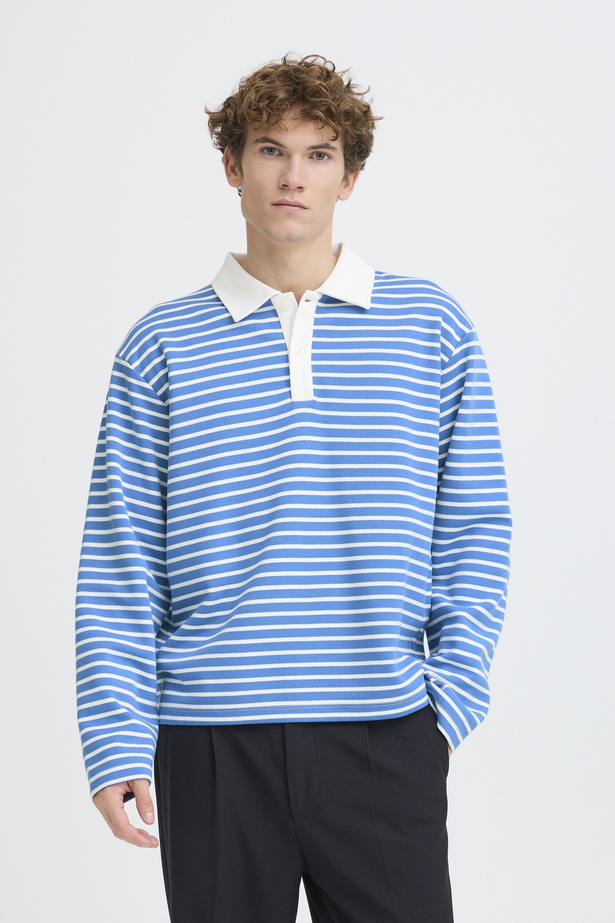 CFPERSSON RELAXED POLO SWEAT