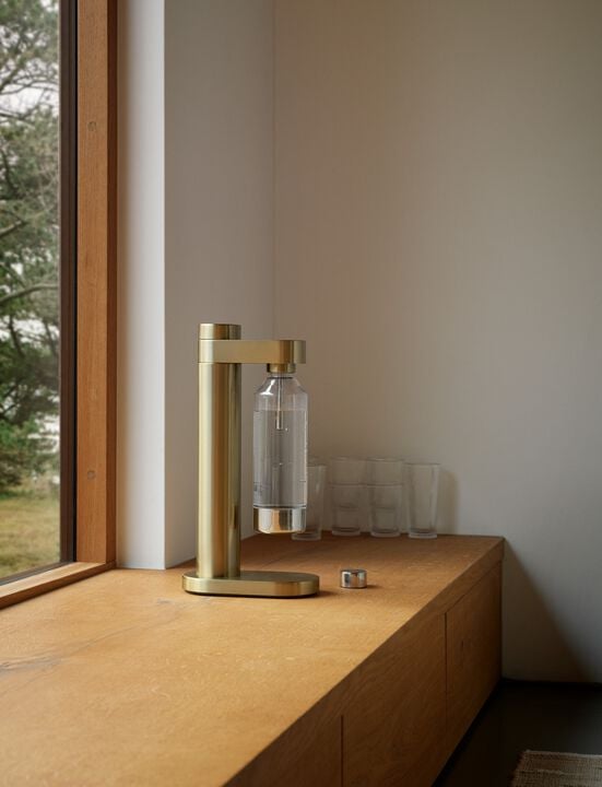 Brus kolsyremaskin brushed brass