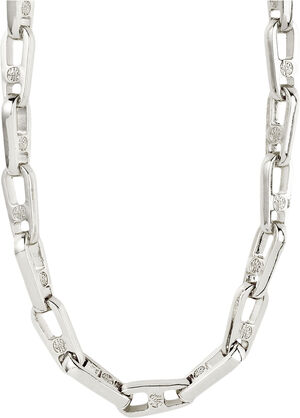 LOVE chain necklace silver-plated