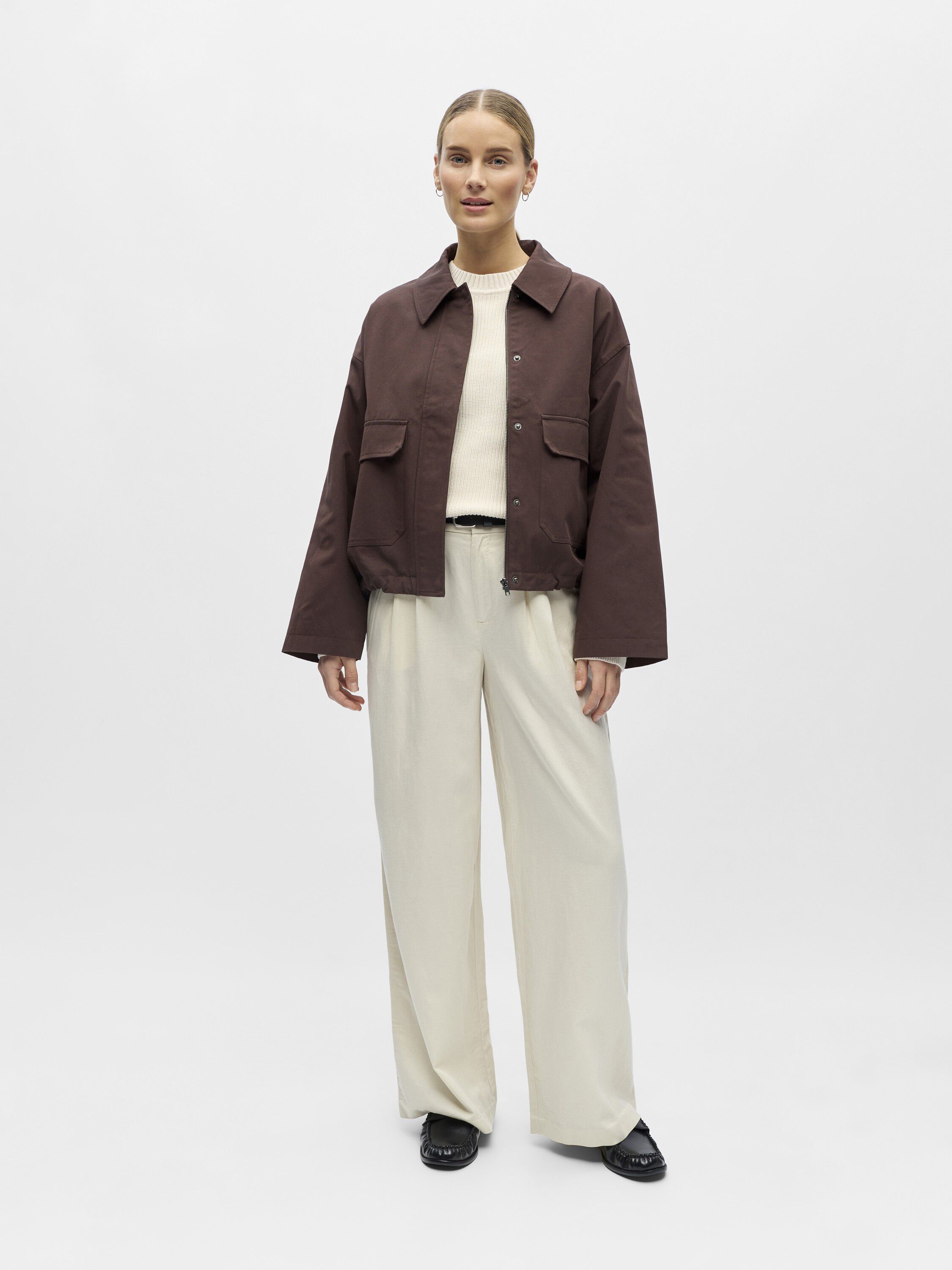 OBJJOSIE LO SHORT TRENCH COAT 143