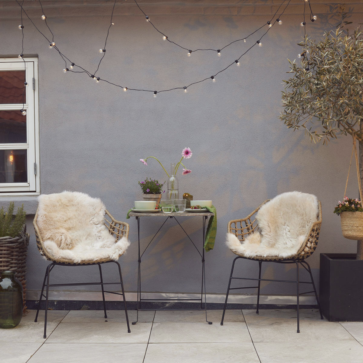 90cm-up New Zealand Sheepskin, Long Wool Beige 90x60