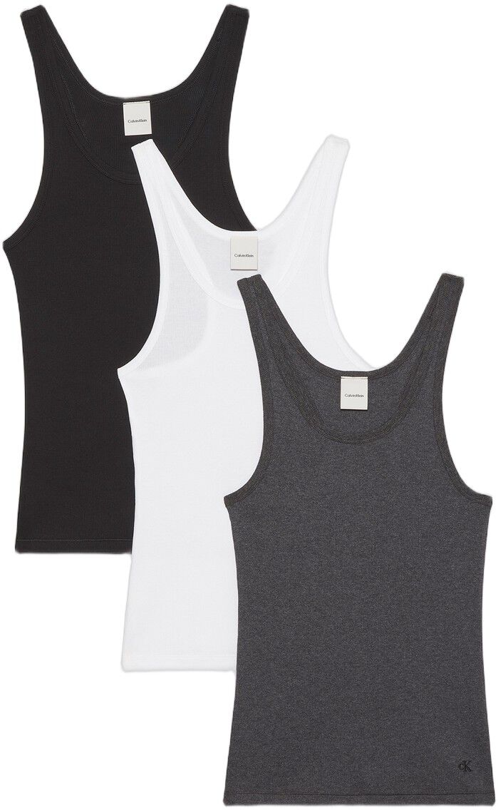 SCOOP NECK COTTON TANK 3PK