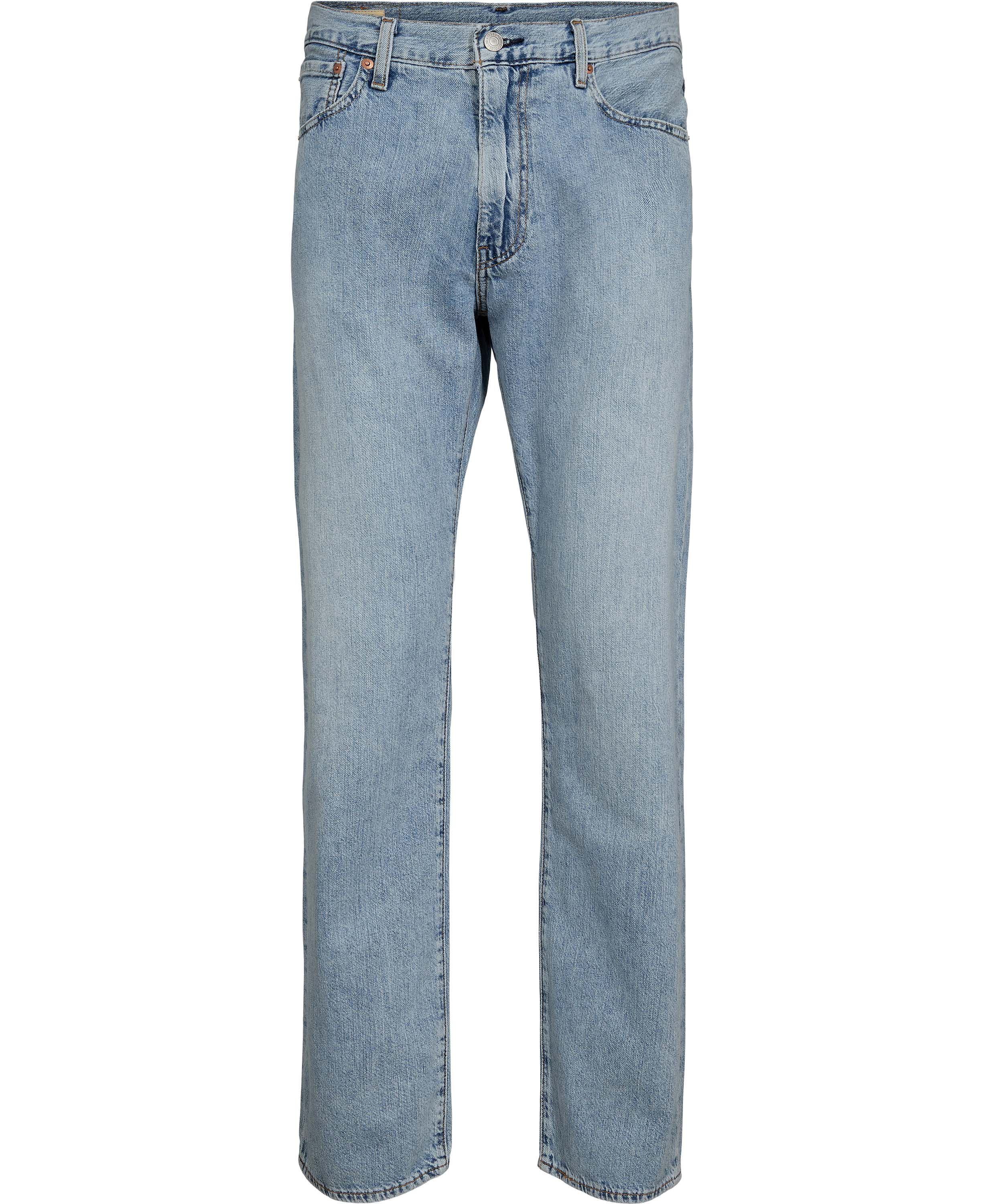 555� Relaxed Straight Lightweight Linen+ Denim Jeans