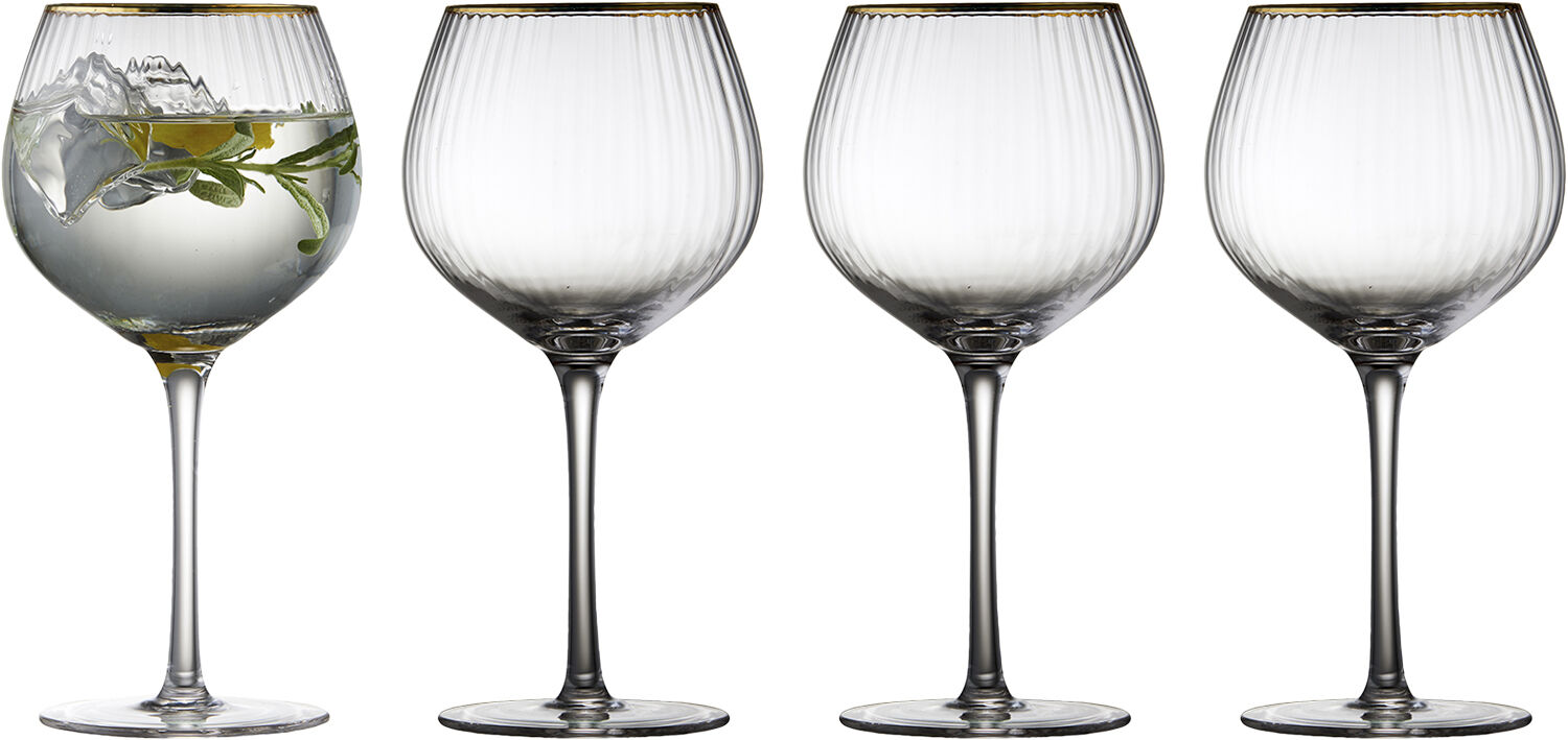 Gin & tonic glas Palermo Gold 65cl 4st