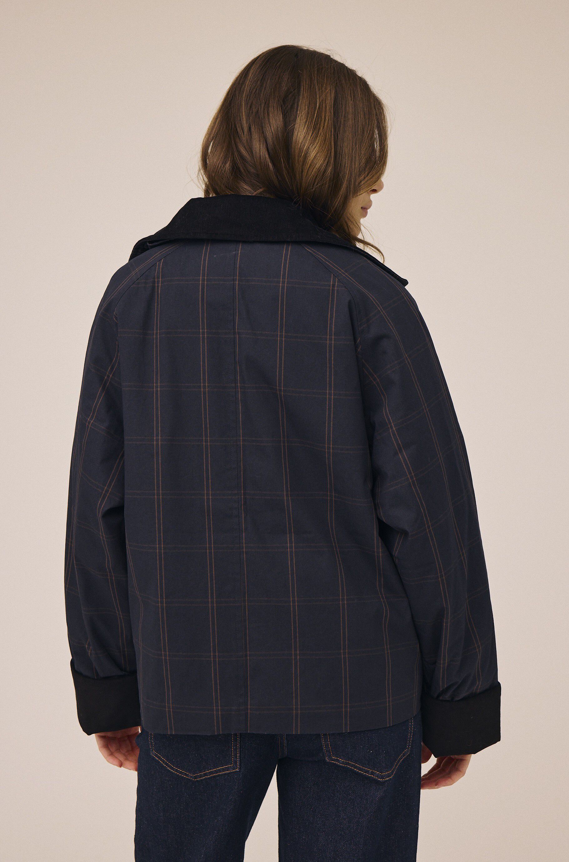 Emmy 9 Jacket with corduroy details - GRS