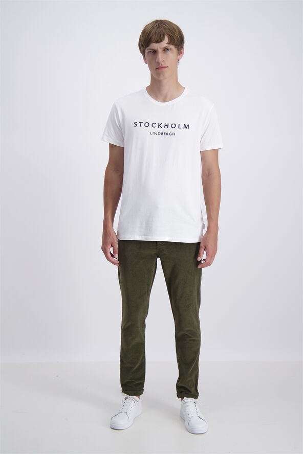 Cropped corduroy pants