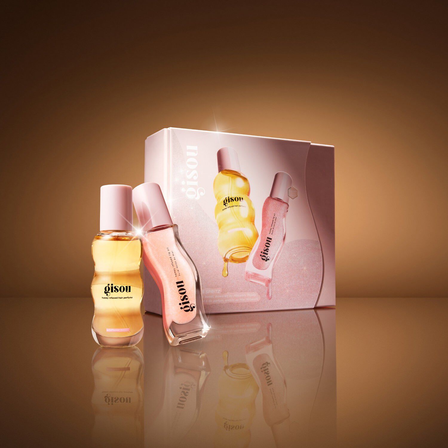 Sparkle & Spritz - Duo-set med h&aring;rparfym och l&auml;ppolja