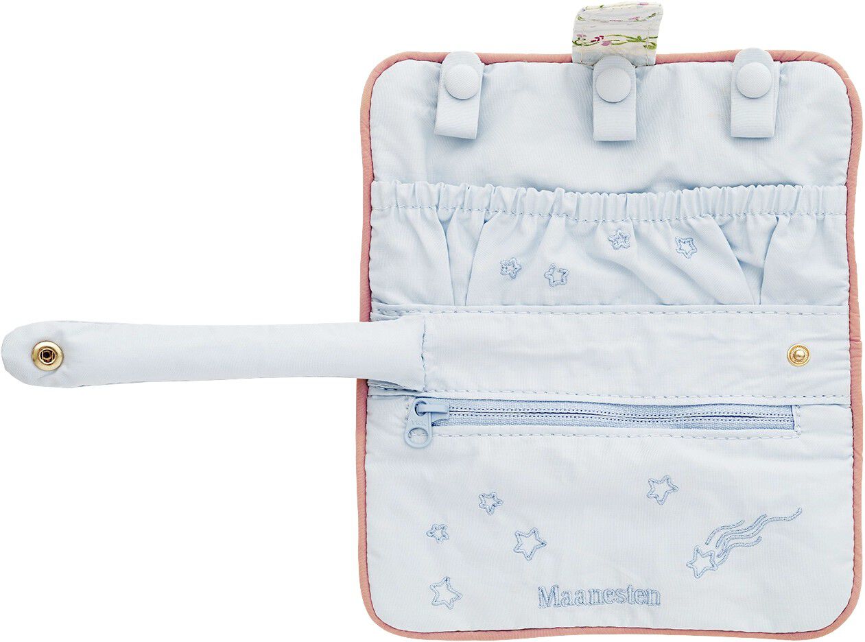 Jewelry Clutch Summer Stripes Blue