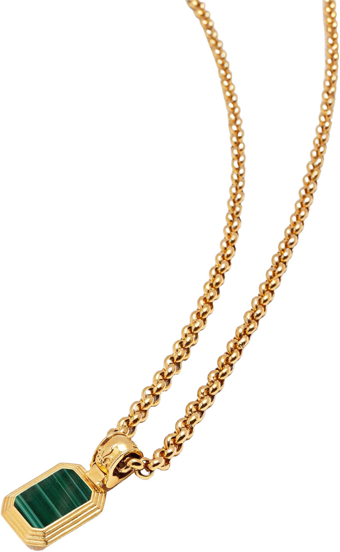 Sterling Silver Two-in-One Pendant Necklace with 18K Gold Pl