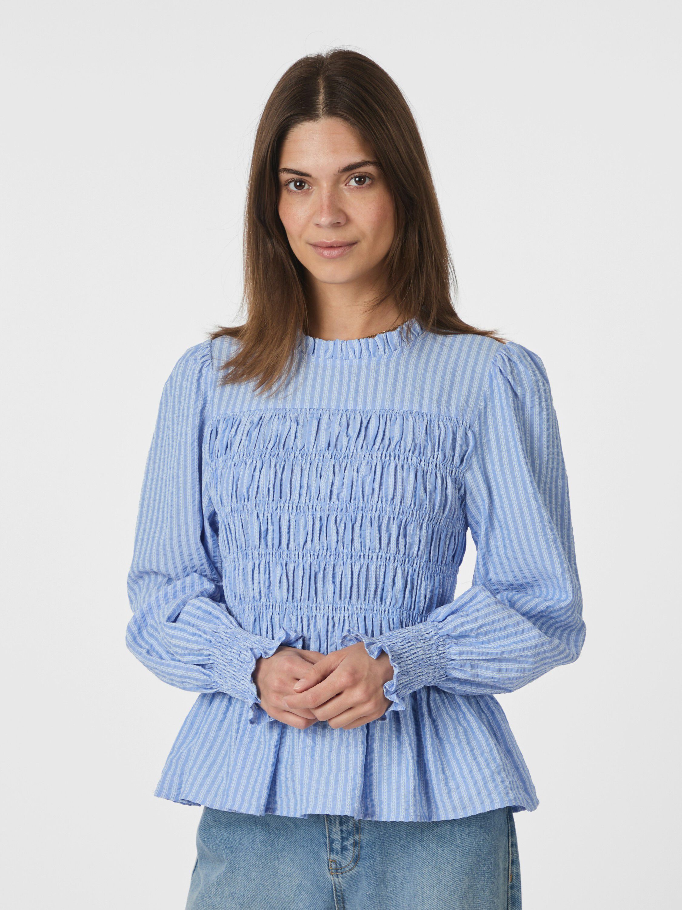 Possa Twist Stripe Blouse