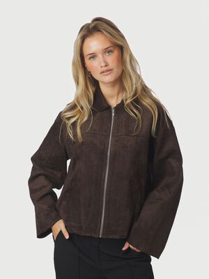 Titan Faux Suede Leather Jacket