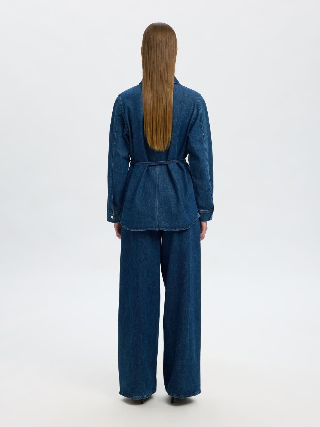 SLFRELAXED SELMA-NOA LS DENIM SHIRT