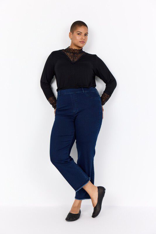 Curvy WA-STELLA 8 Bluse Sort