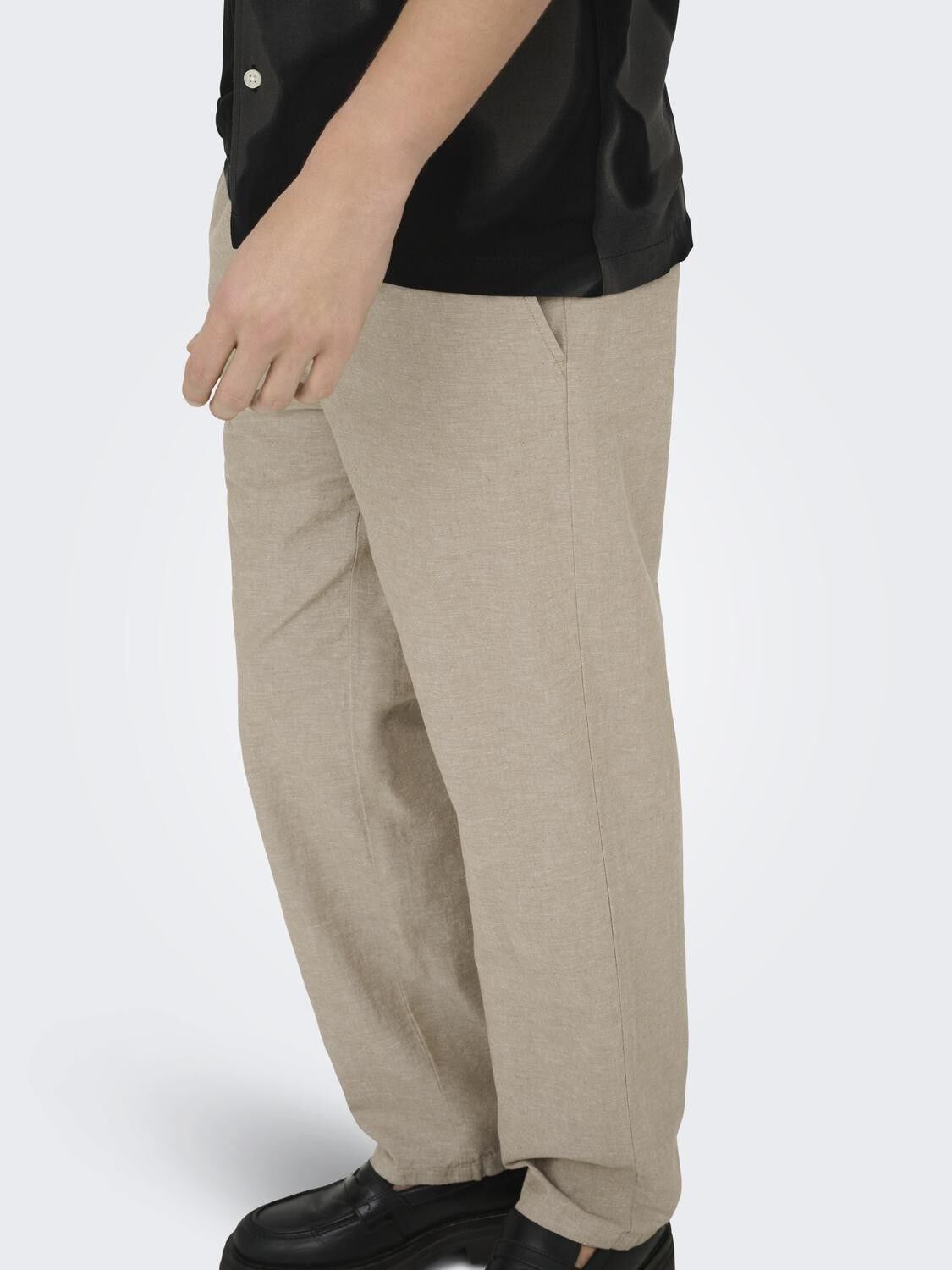 ONSSINUS LOOSE 0007 COT LIN PANT NO