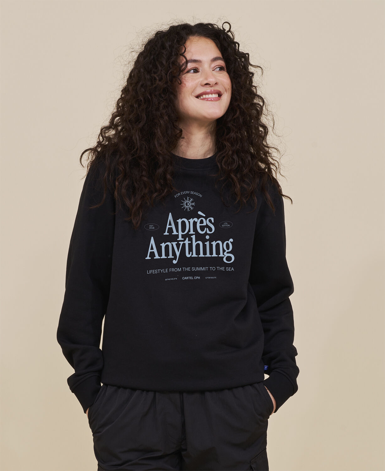 Apr&eacute;s Anything Statement Crewneck - Nero