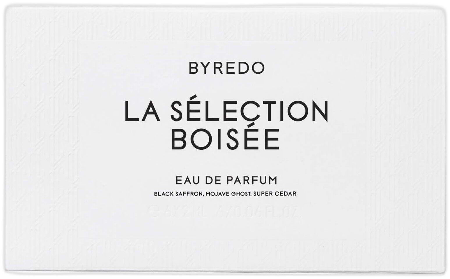 La S&eacute;lection Bois&eacute;e Mojave/ S. Cedar/ B. Saffron