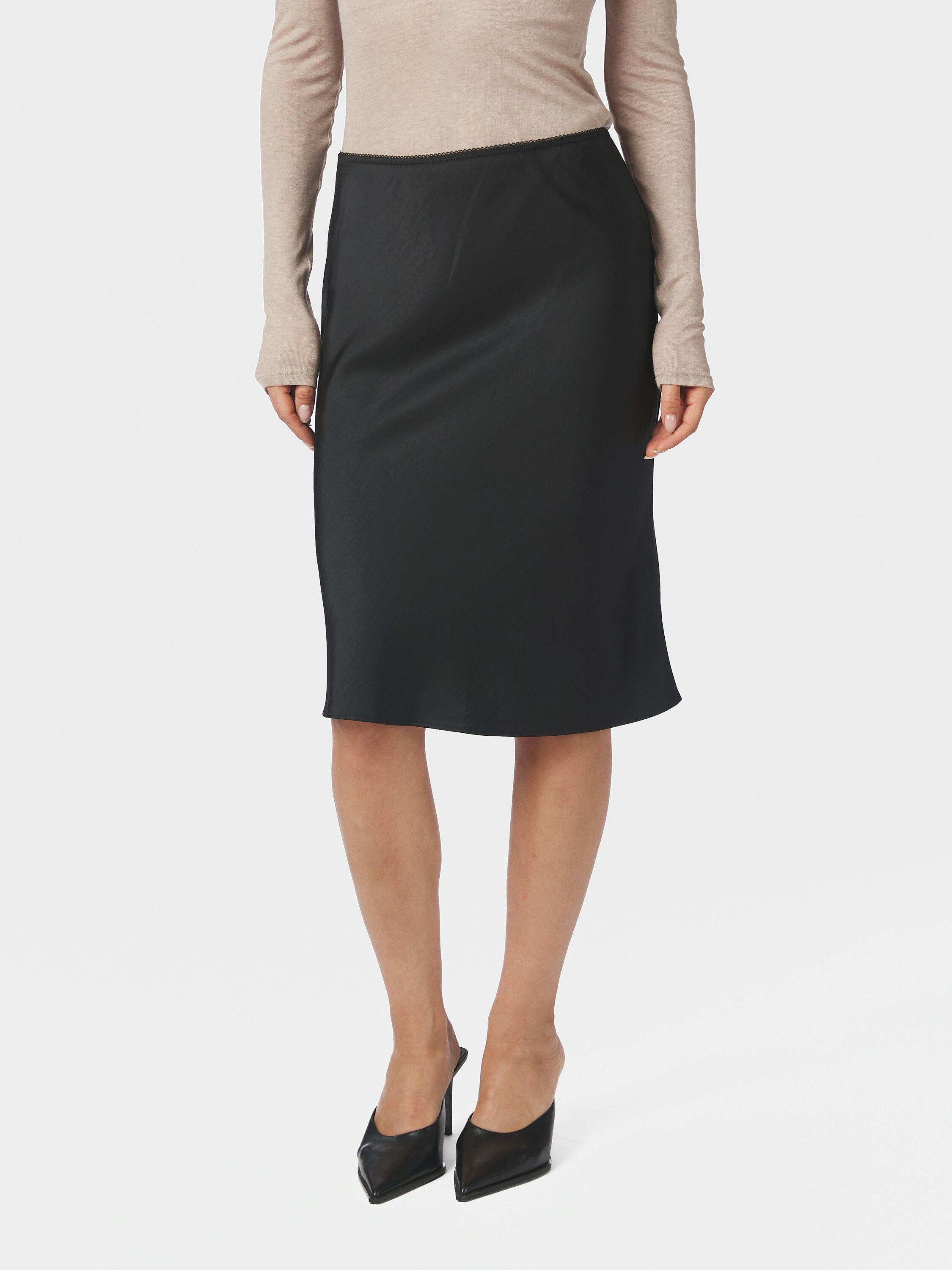 Mindie Heavy Sateen Skirt