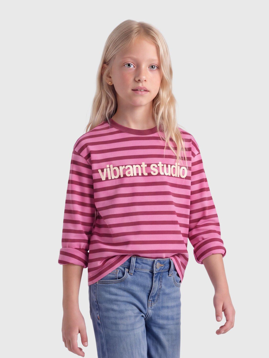 Koglida L/S Stripe Top Jrs