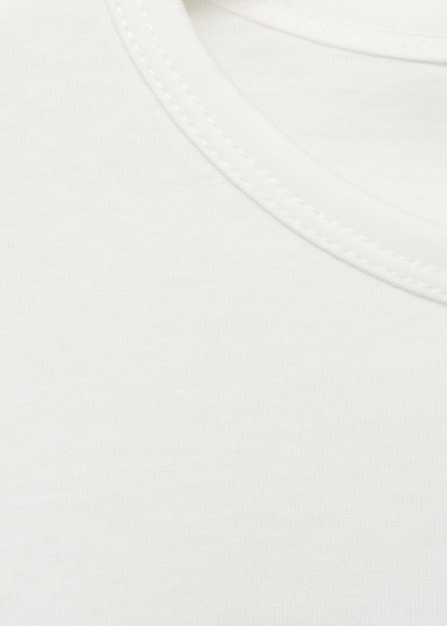 Printed cotton-blend t-shirt