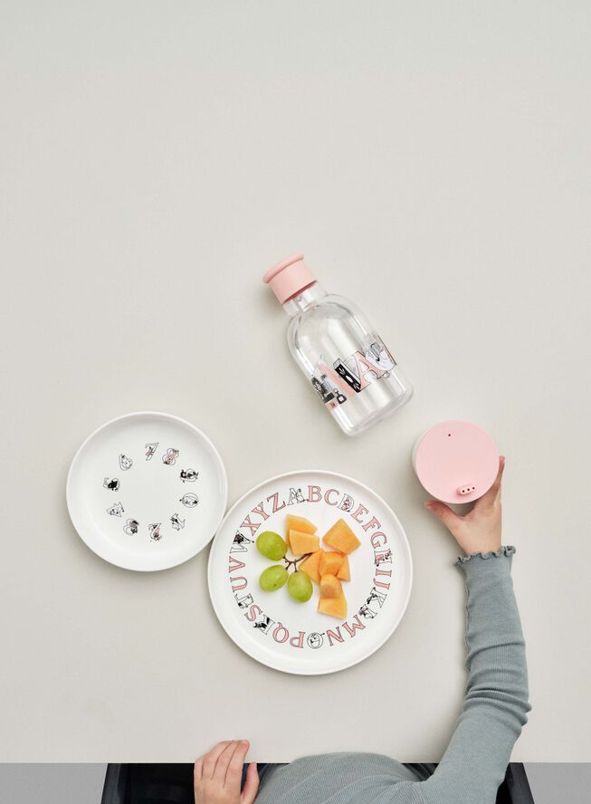 Moomin ABC dricklock till mugg Moomin salmon