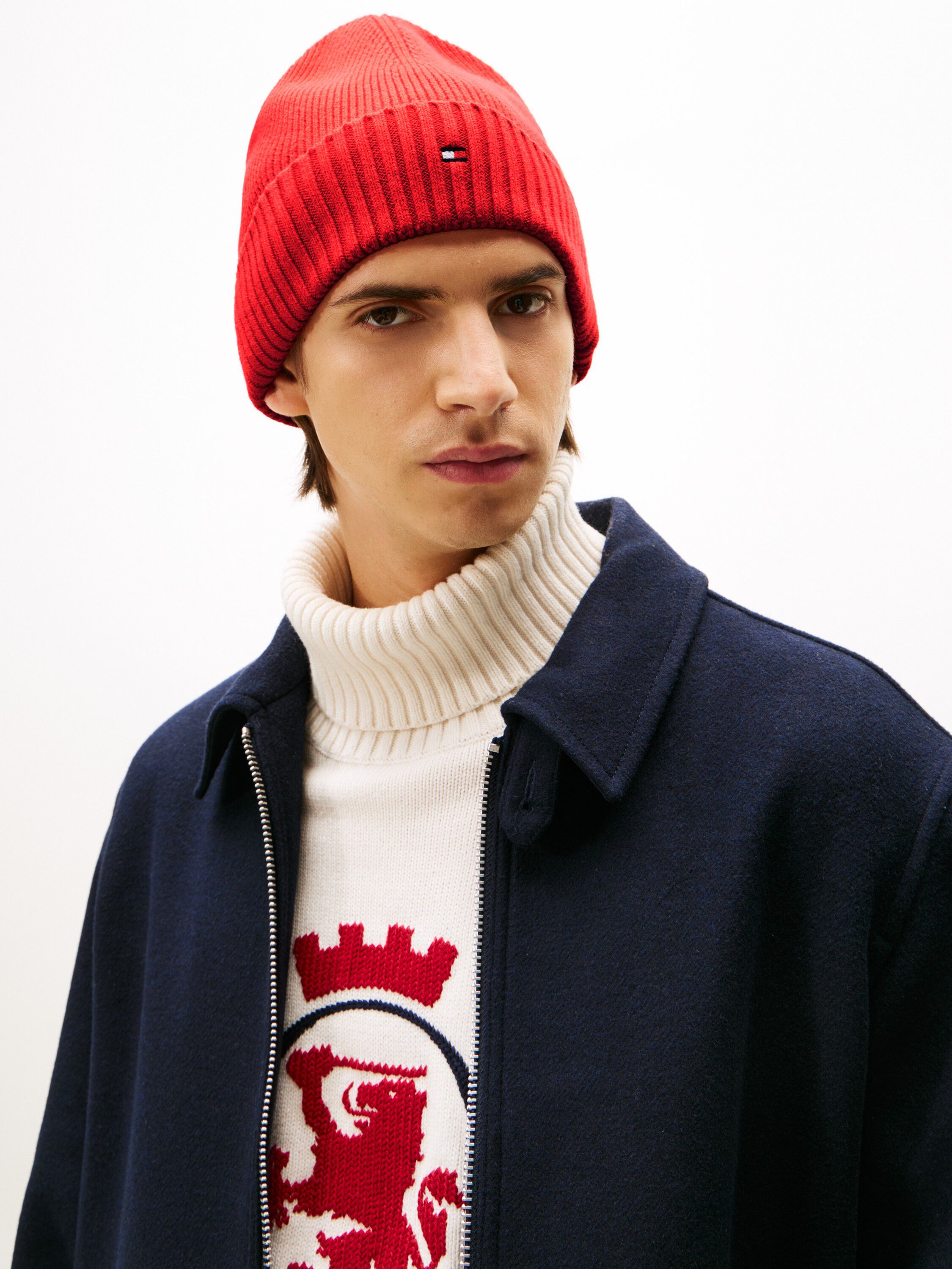 TH FLAG PIMA COTTON BEANIE