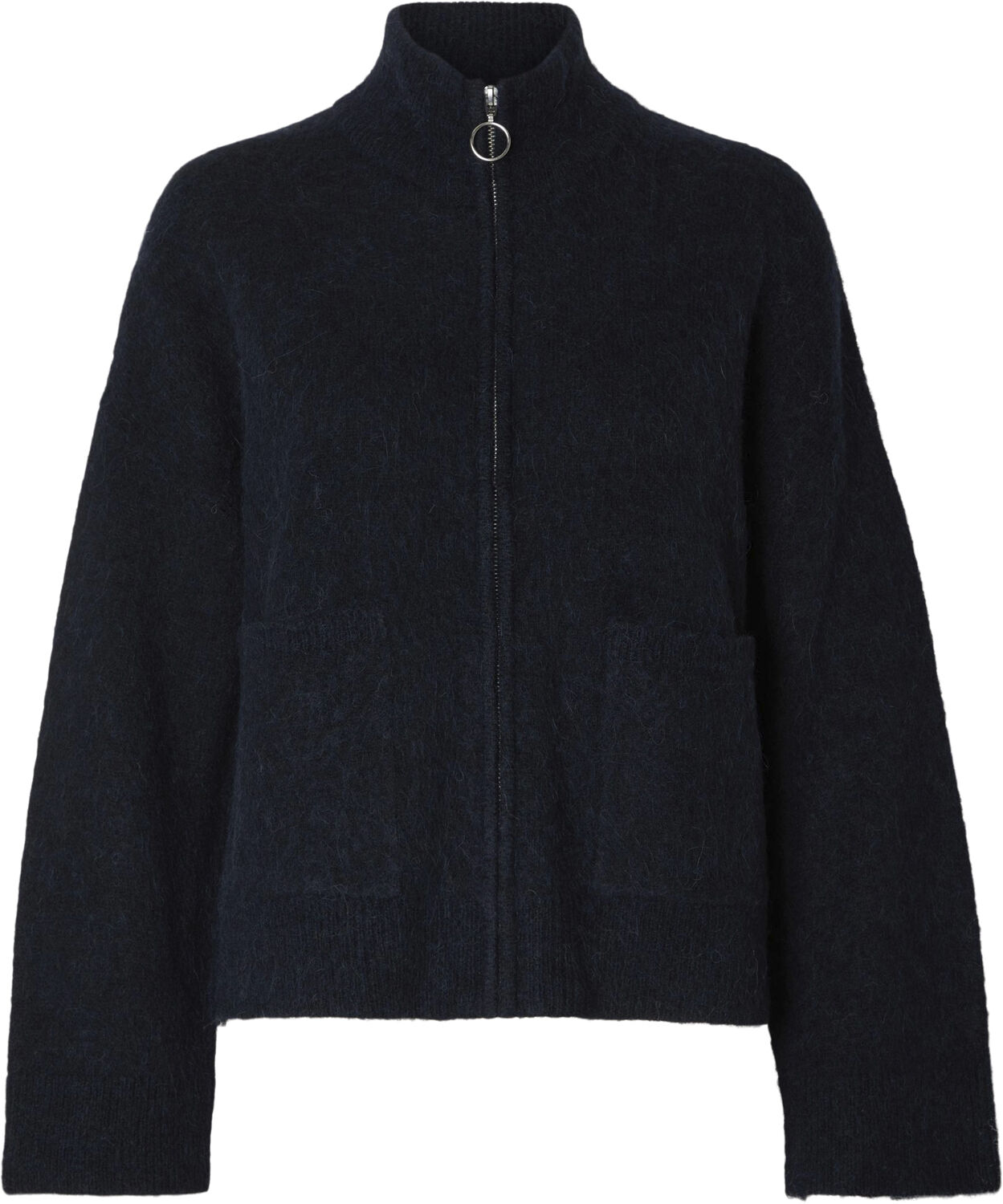 Slfsia Ras Ls Knit Zipper Cardigan Noos