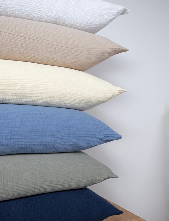 Stonewashed muslin sengesæt Infinity