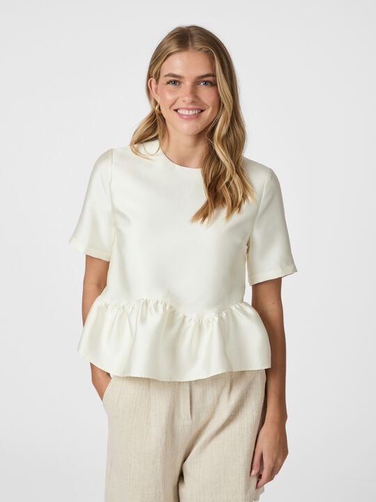 Alva Dull Satin Blouse