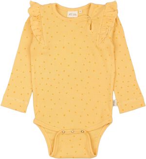 Body L/S Frill Modal Dot