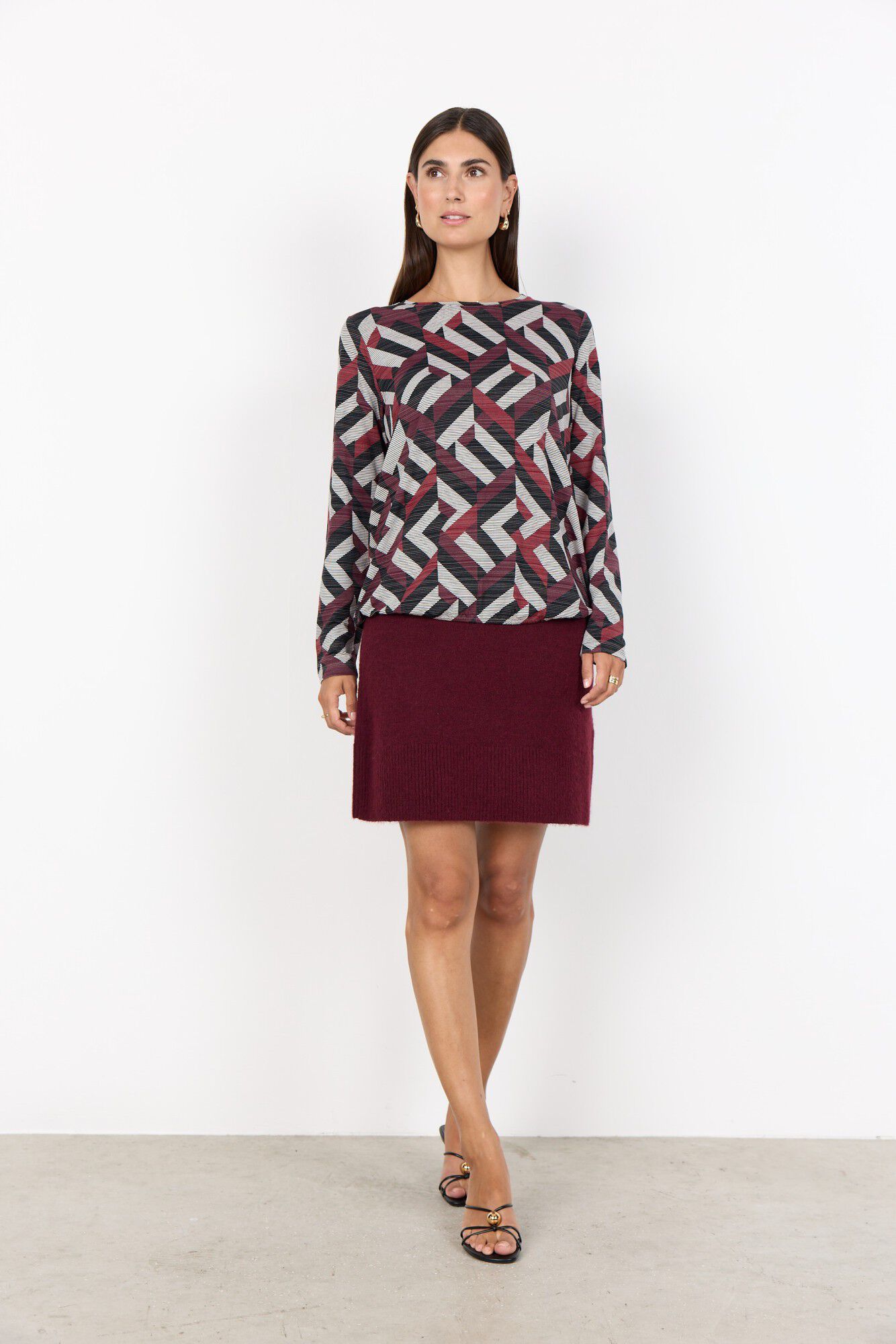 SC-GALINA 64 Bluse R&oslash;d