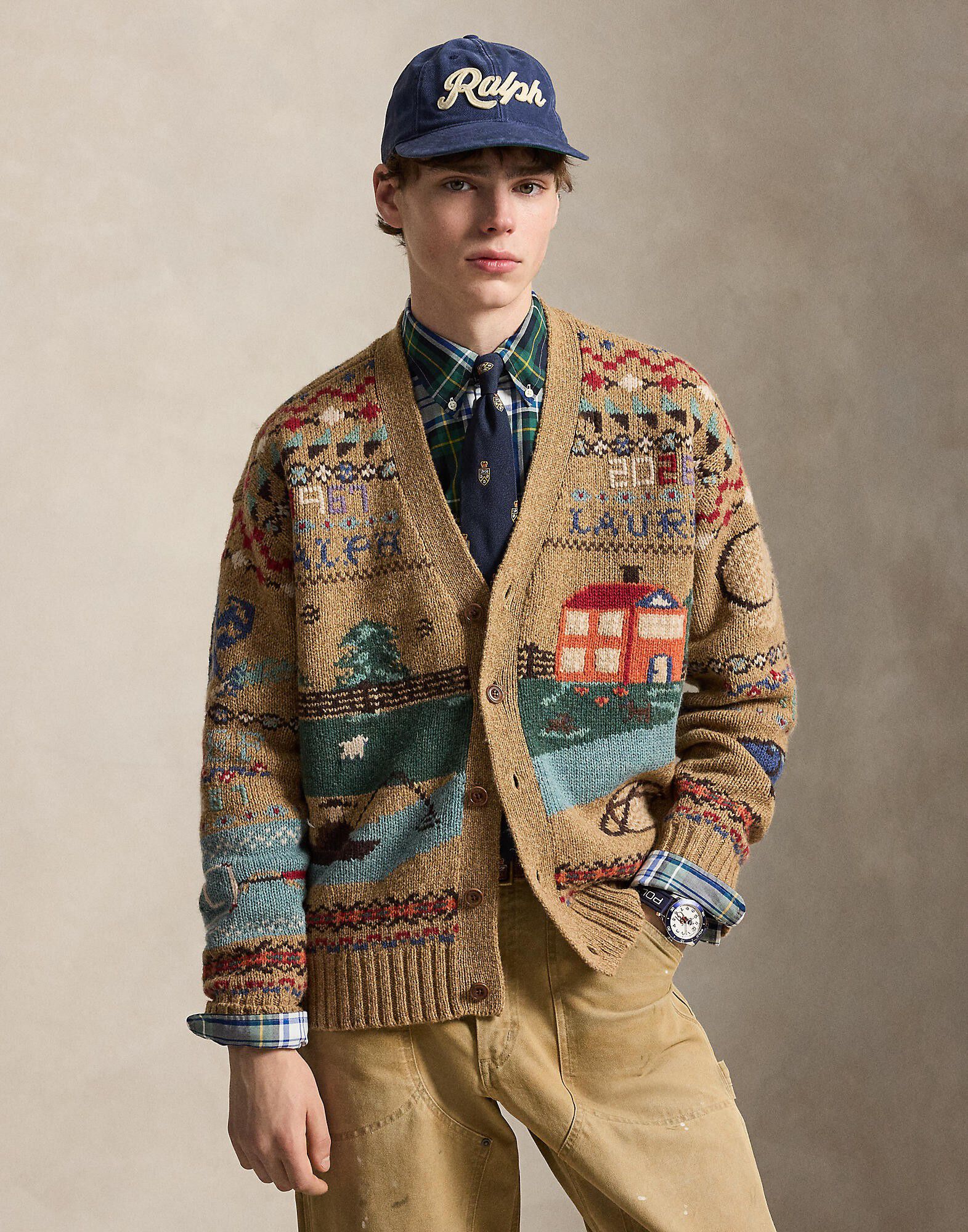 WOOL BLEND-SWEATER-CARDIGAN