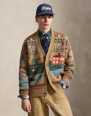 WOOL BLEND-SWEATER-CARDIGAN