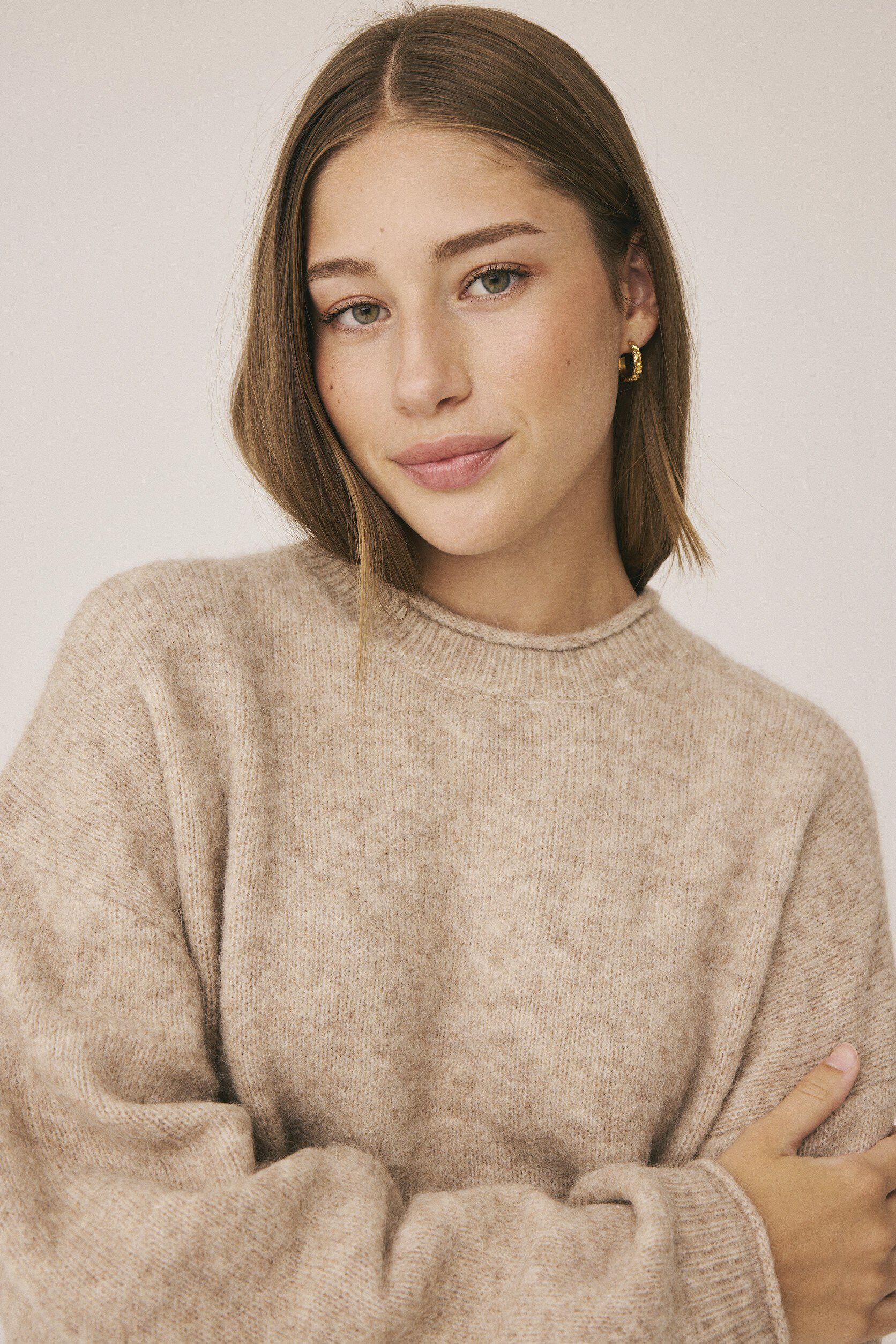 Cindi 9 Striksweater - Alpakamix RWS